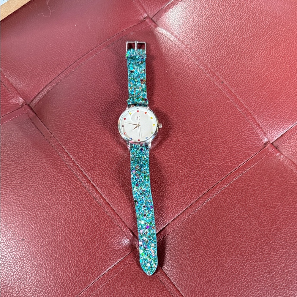 Glittery Blue Watch